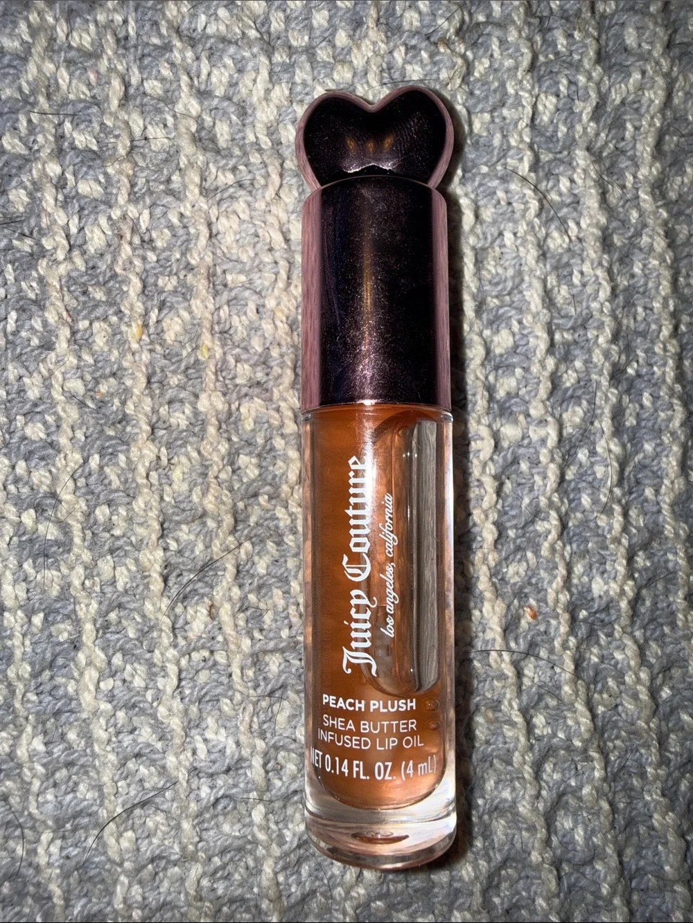 Juicy Couture Peach Plush Sheer Lip Oil in Peachy Orange